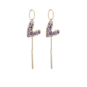 love handmade diamond earrings