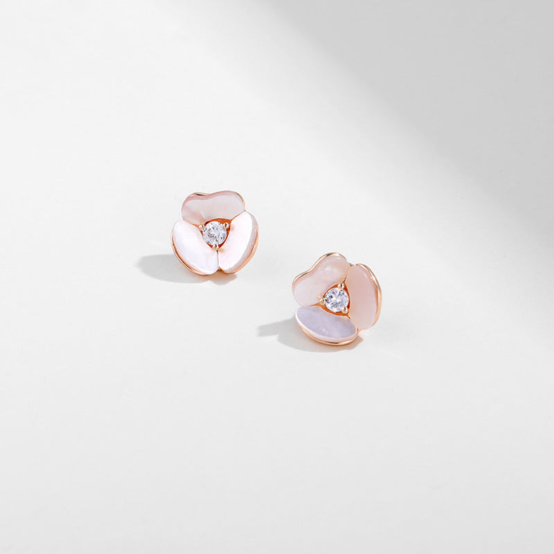 shy unrestrained flower earrings shy unrestrained flower earrings