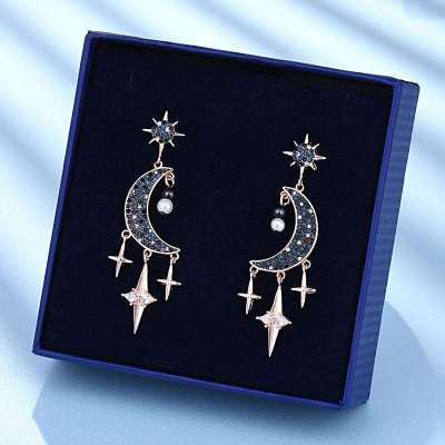 starlight moon earrings starlight moon earrings