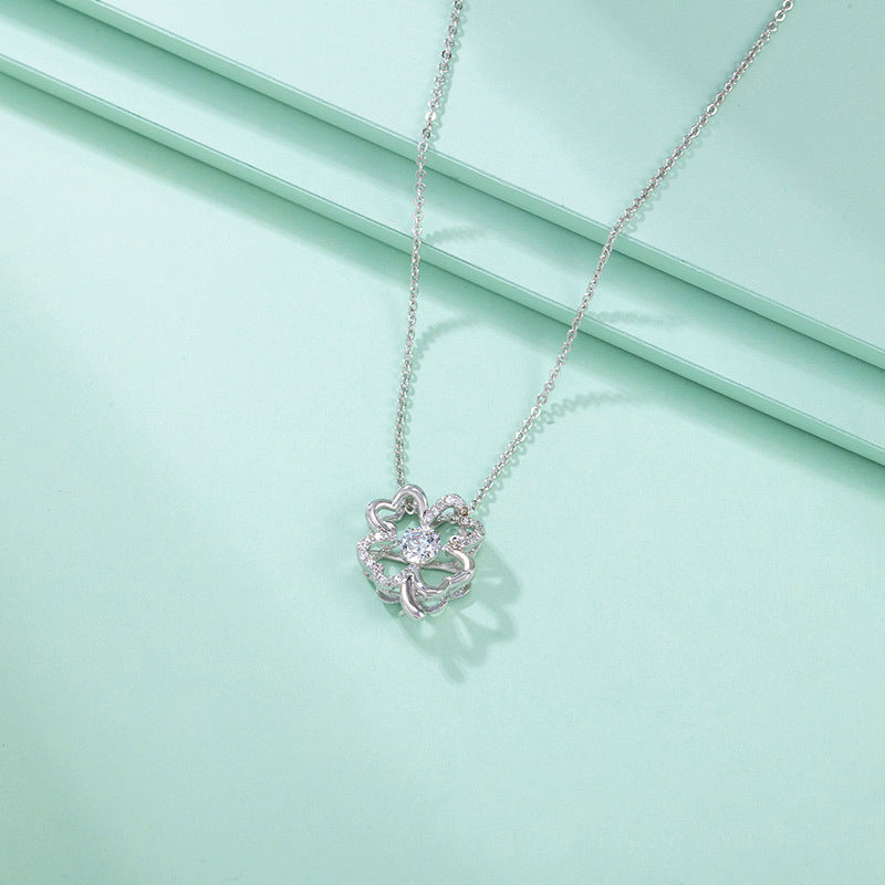 lucky four leaf clover necklace lucky four leaf clover necklace