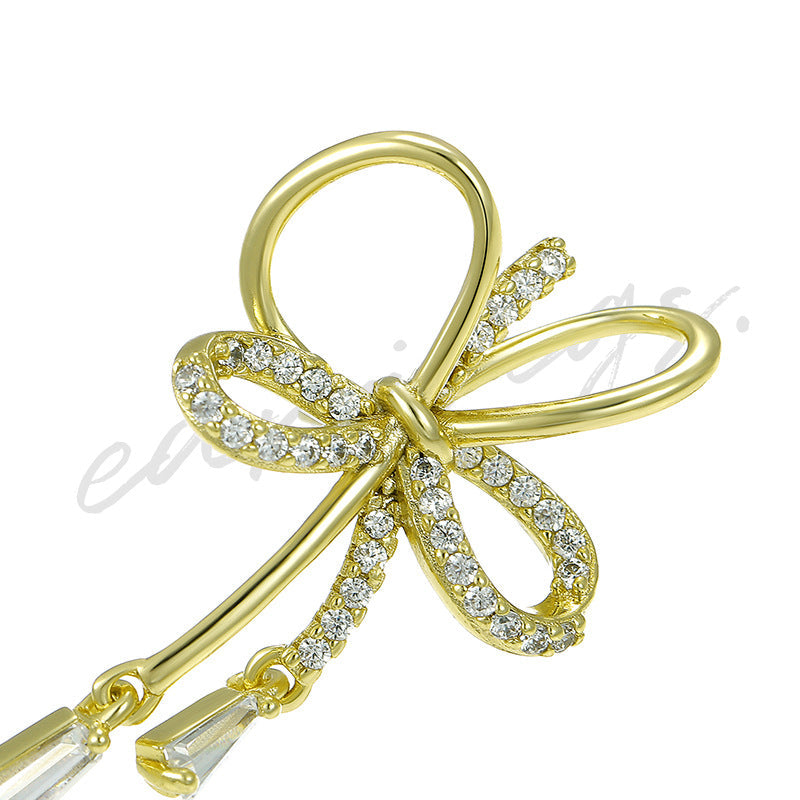simple retro bow earrings simple retro bow earrings