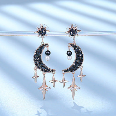 starlight moon earrings starlight moon earrings