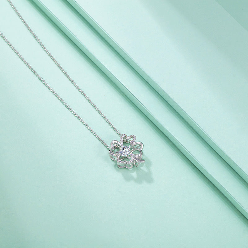 lucky four leaf clover necklace lucky four leaf clover necklace