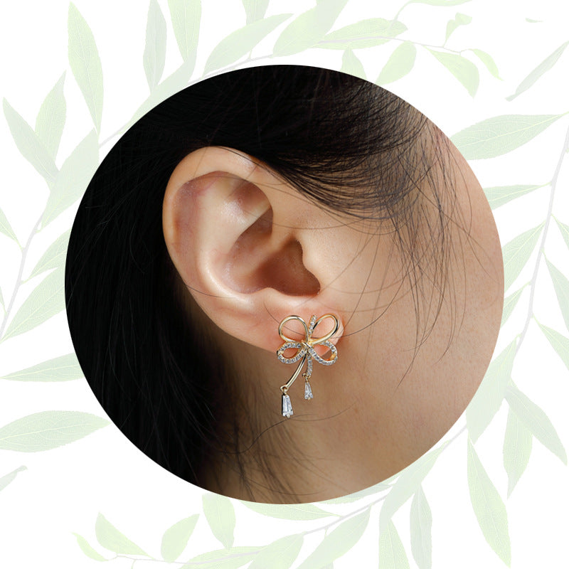 simple retro bow earrings simple retro bow earrings