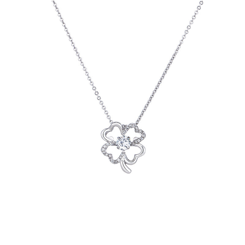 lucky four leaf clover necklace lucky four leaf clover necklace