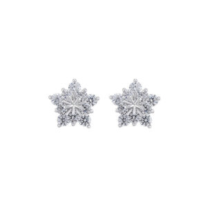 hao shi fashion flower earrings