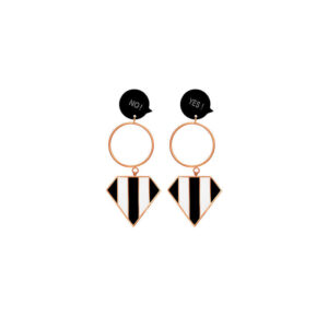 new titanium steel acrylic earrings