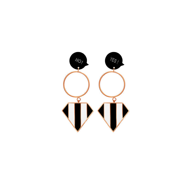 new titanium steel acrylic earrings new titanium steel acrylic earrings