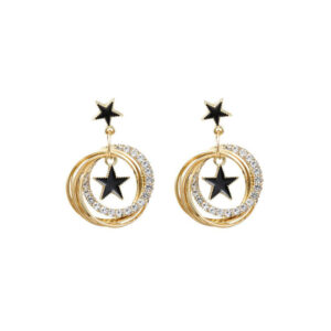 pentagram handmade earrings