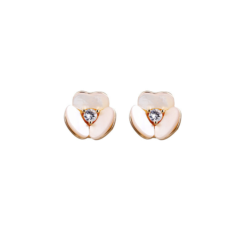shy unrestrained flower earrings shy unrestrained flower earrings