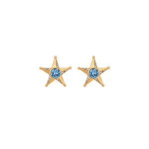 five pointed star earrings