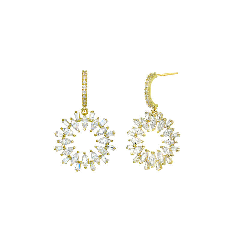 fashion hao shi ice flower earrings fashion hao shi ice flower earrings