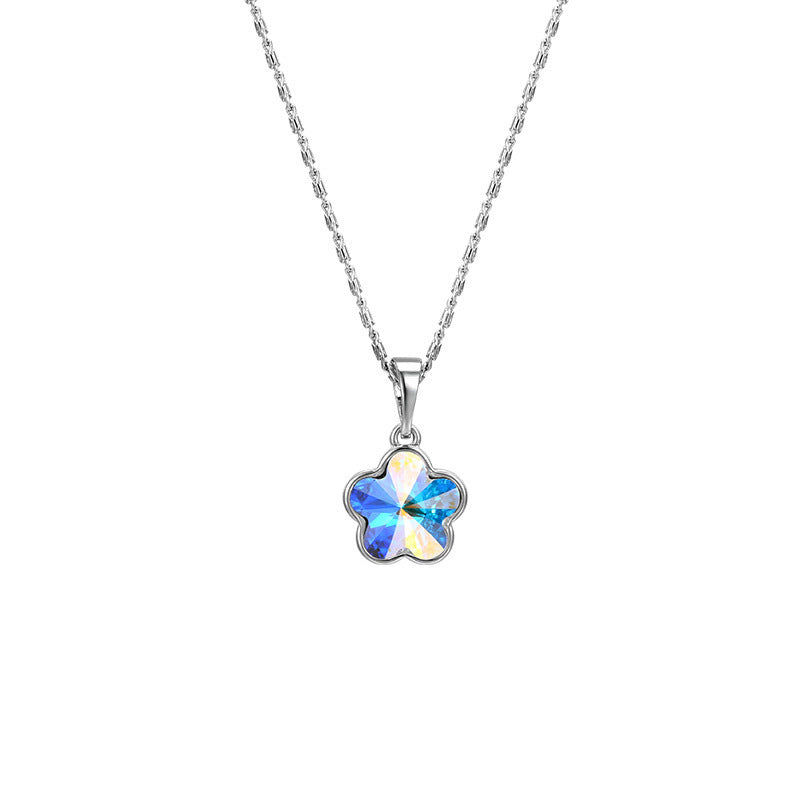 colorful bright flower necklace/earring colorful bright flower necklace/earring