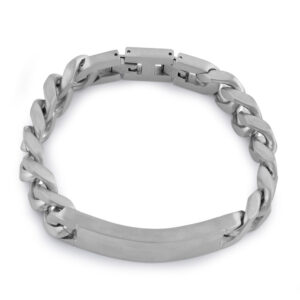 stainless steel thick curb bracelet