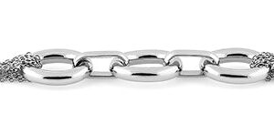 stainless steel big link chain bracelet