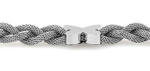 stainless steel butterfly mesh bracelet