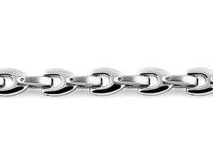 stainless steel u link bracelet