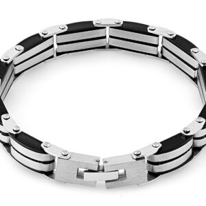 stainless steel black bracelet