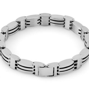 stainless steel link bracelet