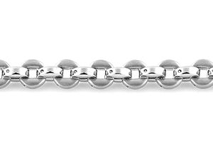 stainless steel round link bracelet