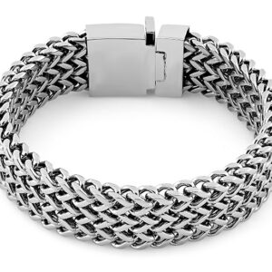 stainless steel thick wheat chain bracelet