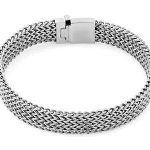 stainless steel thin wheat chain bracelet