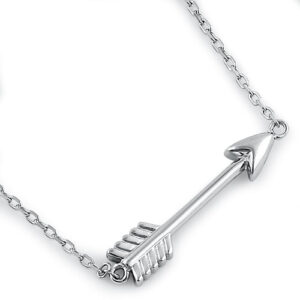 sterling silver arrow necklace