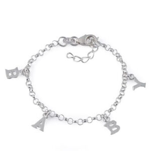 sterling silver "baby" bracelet child size