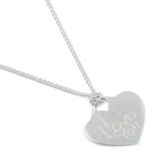 sterling silver "mom" charm 16" necklace