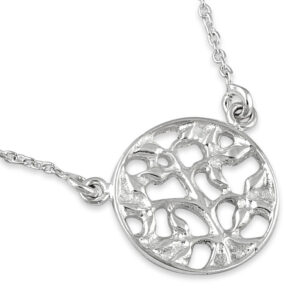 silver necklace