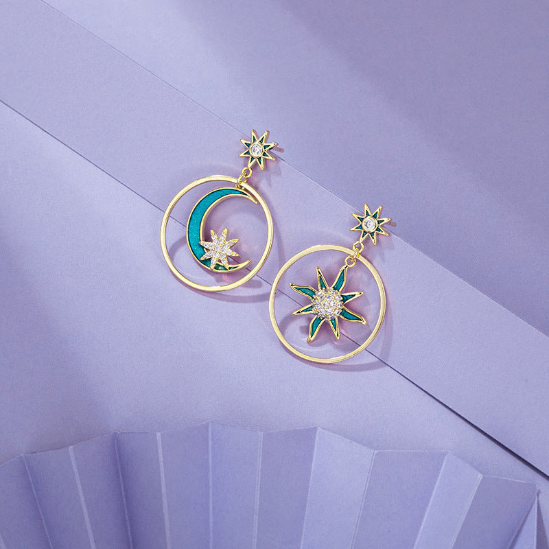 sun and moon earrings sun and moon earrings