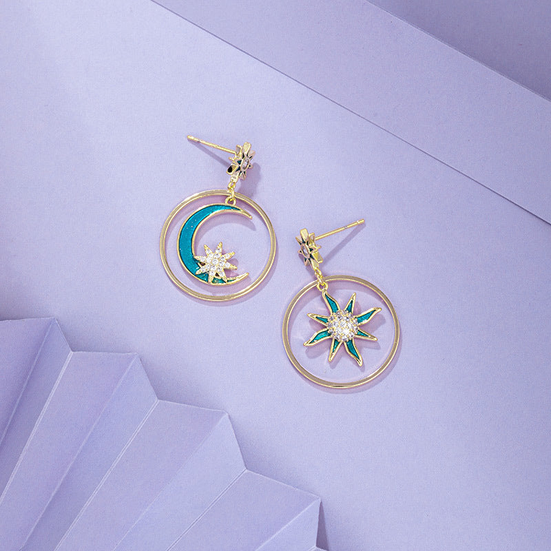 sun and moon earrings sun and moon earrings
