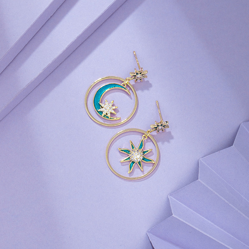 sun and moon earrings sun and moon earrings