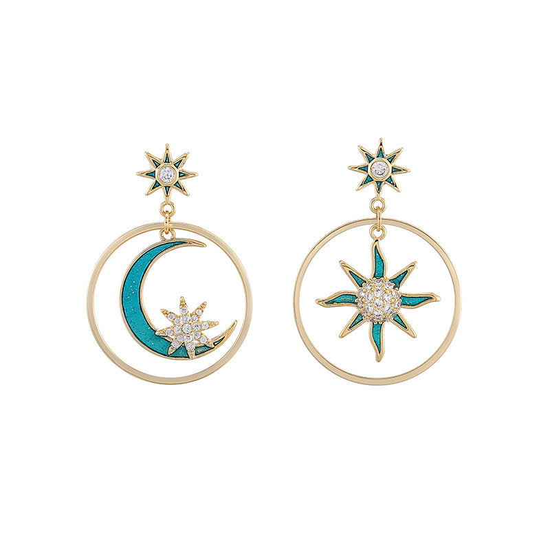 sun and moon earrings sun and moon earrings