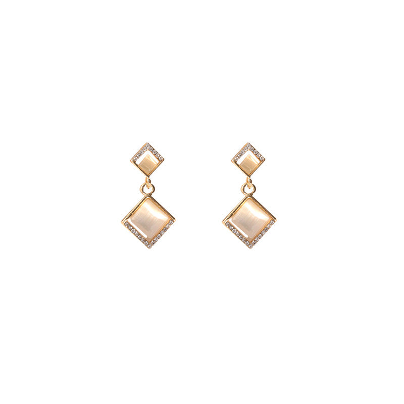 temperament opal earrings temperament opal earrings