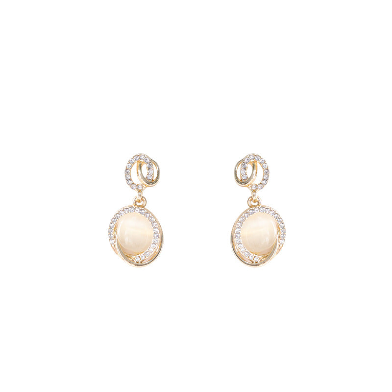temperament opal earrings temperament opal earrings