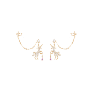 unicorn tassel earrings