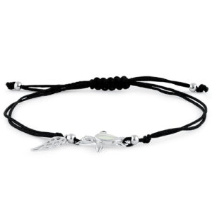 sterling silver winged white lab opal sea turtle adjustable silk bracelet
