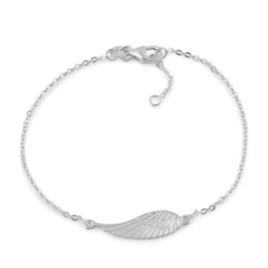 sterling silver wing bracelet