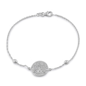 sterling silver tree of life bracelet
