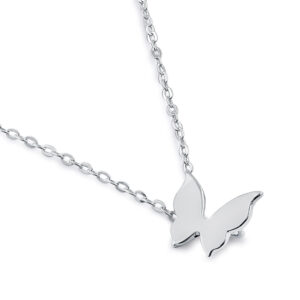 sterling silver butterfly necklace