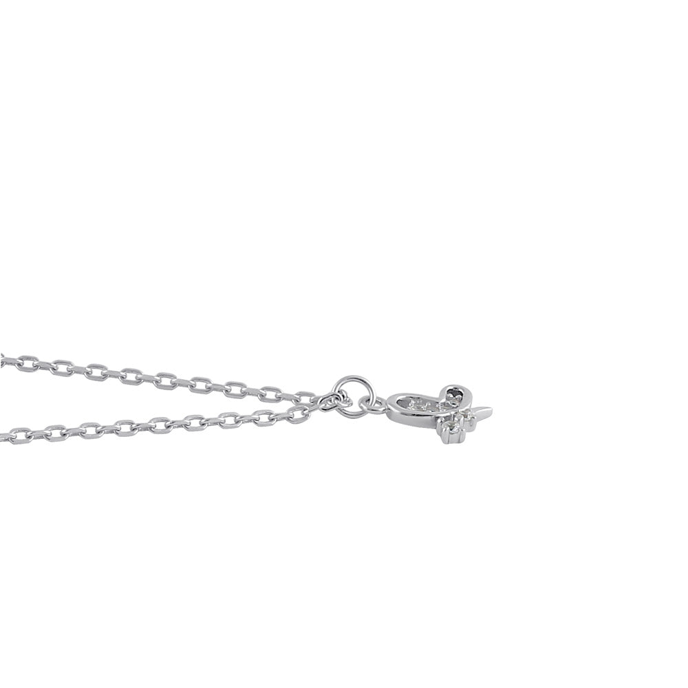 sterling silver clear cz dainty butterfly necklace sterling silver clear cz dainty butterfly necklace