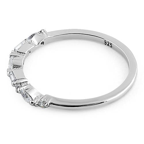 sterling silver simple cluster clear cz ring sterling silver simple cluster clear cz ring