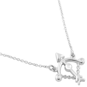 sterling silver sagitarius necklace