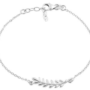 sterling silver branch leaves bracelet
