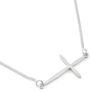 sterling silver cross necklace