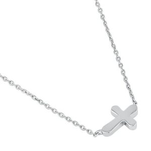 sterling silver cross necklace