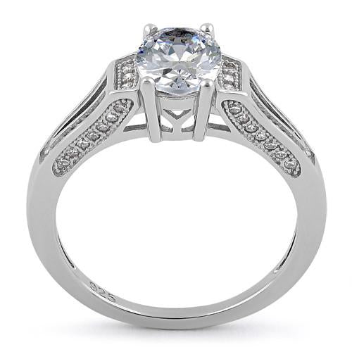 sterling silver elegant oval clear cz ring sterling silver elegant oval clear cz ring