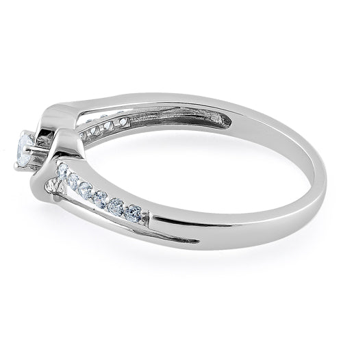 sterling silver heart cz ring sterling silver heart cz ring