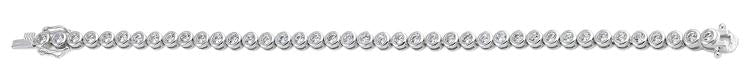sterling silver round clear cz tennis bracelet sterling silver round clear cz tennis bracelet